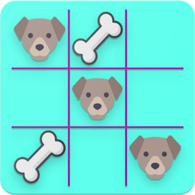 Dog Bone Toe - Tic Tac Toe