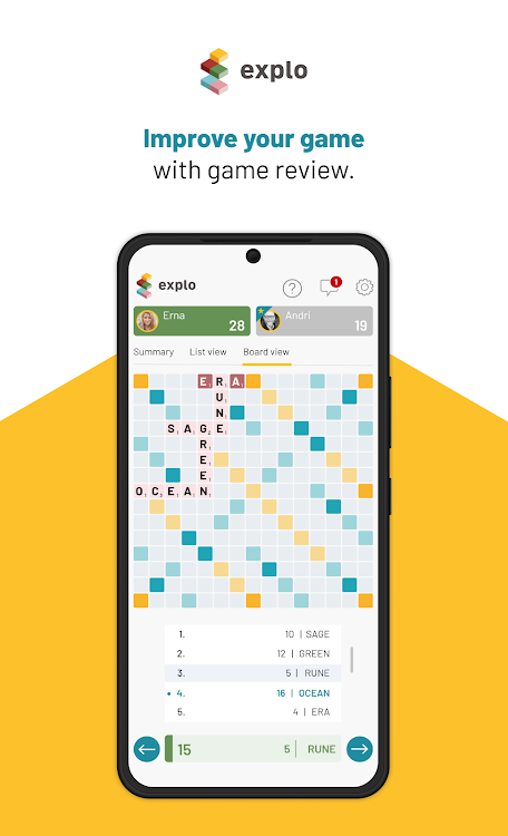 #5. Explo Word Game (Android) By: Miðeind ehf