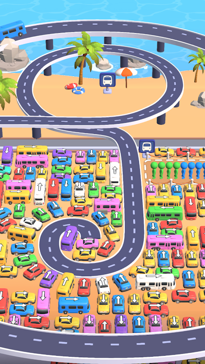 #9. Bus Mania - Car Parking Jam (Android) By: ZPLAY HC Games