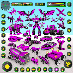 Elephant Robot Car: Robot Game