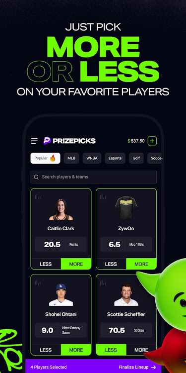 #2. PrizePicks - DFS Game (Android) By: PrizePicks