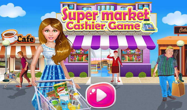 #8. Super Market Cashier Game (Android) By: Crazy Games Lab