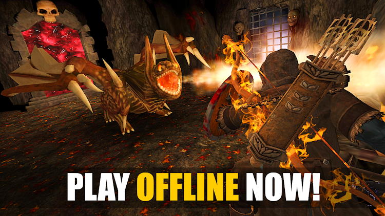 #7. Dungeon Ward: Offline Games (Android) By: František Liška