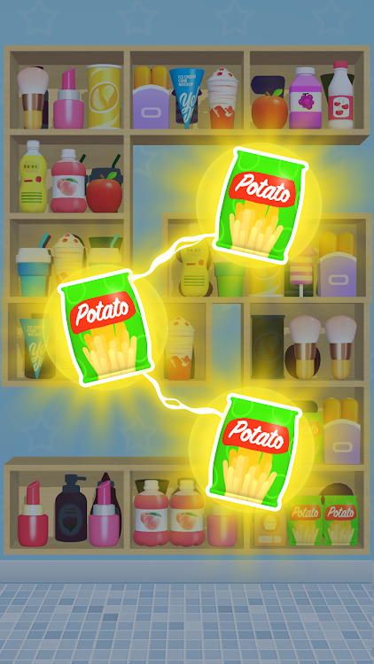 #2. Goods Merge : 3D Goods Sort (Android) By: FunSpace