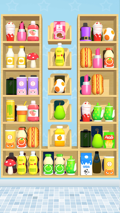 #4. Goods Merge : 3D Goods Sort (Android) By: FunSpace