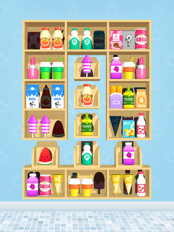 #9. Goods Merge : 3D Goods Sort (Android) By: FunSpace