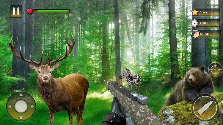 #8. Wild Animal Hunting Games (Android) By: Games Lobby