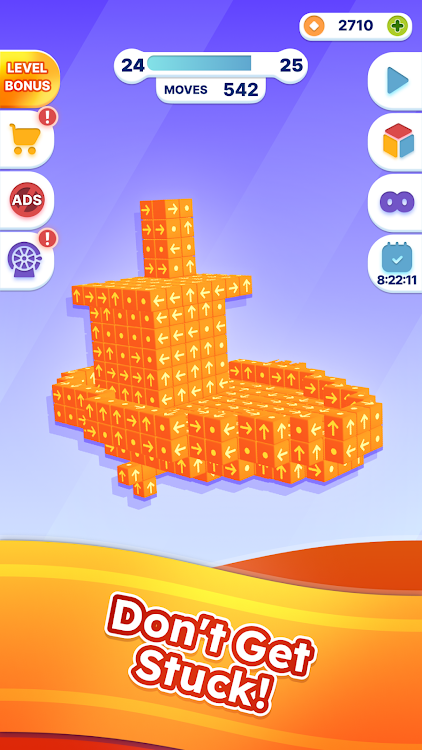 #2. Tap Block Puzzle: 3D Сube Game (Android) By: RexGround