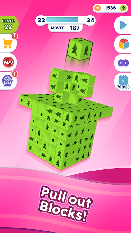 #3. Tap Block Puzzle: 3D Сube Game (Android) By: RexGround