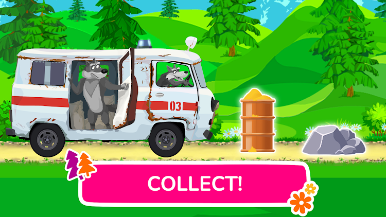 #9. Masha and the Bear truck games (Android) By: GoKids! publishing