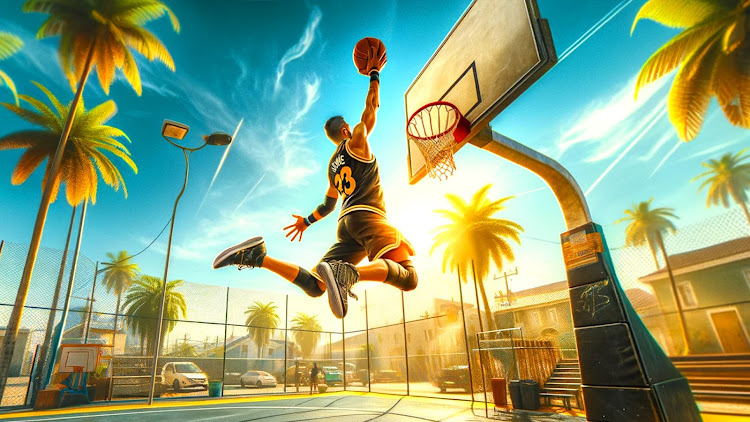 #4. Basketball Game 2024 Offline (Android) By: Power Play Games