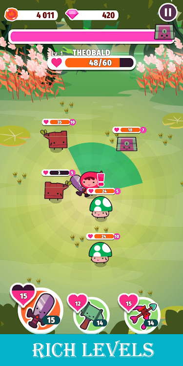 #3. Mushroom Knight Jungle Battle (Android) By: Jartkey ST