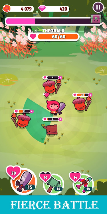 #5. Mushroom Knight Jungle Battle (Android) By: Jartkey ST