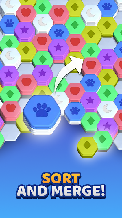 #8. Hexa Puzzle: Brain Teaser Sort (Android) By: ArtMobileDev