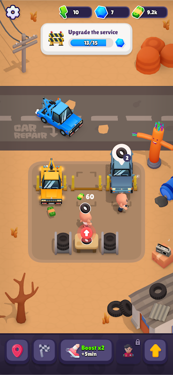 #6. Idle Car Repair (Android) By: VolxGames