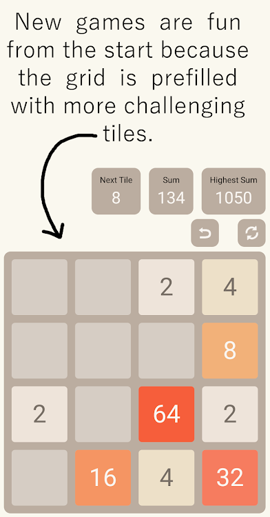 #1. 2048/3: Improved Hybrid Puzzle (Android) By: Alan Robinson