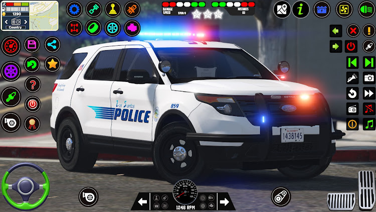 #1. American Police Car Simulator (Android) By: Aspen Gaming 2023