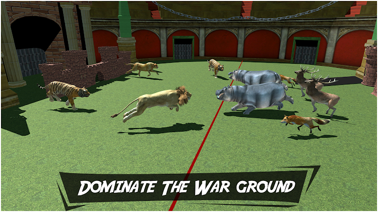 #1. Animal War: Battle Simulator (Android) By: AJ Games 3D