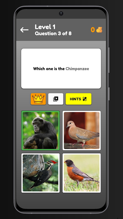 #1. Animals Quiz (Android) By: Ganesh Panwar