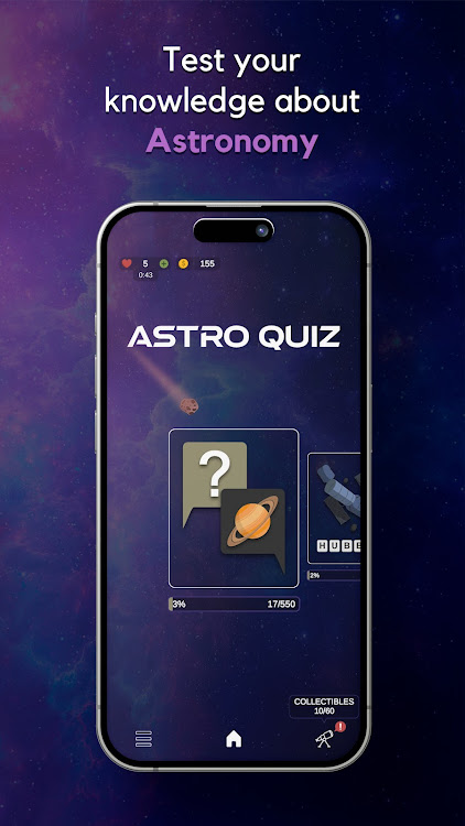 #1. AstroQuiz - Learn Astronomy (Android) By: Tarter Studio