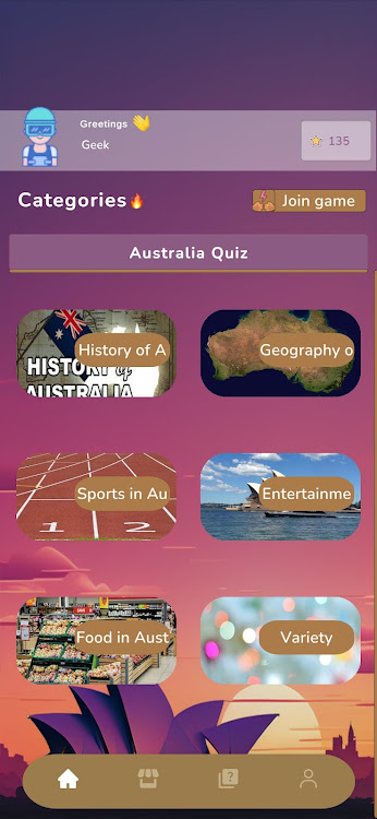 #1. Australia Test Quiz (Android) By: HellGeeks