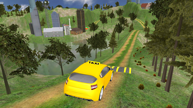 #6. Car Driving Games: Taxi Games (Android) By: Game Sonics Inc