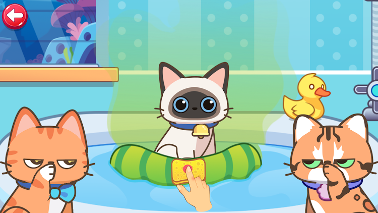 #1. Cat Games for kids & toddlers (Android) By: Yateland - Learning Games For Kids