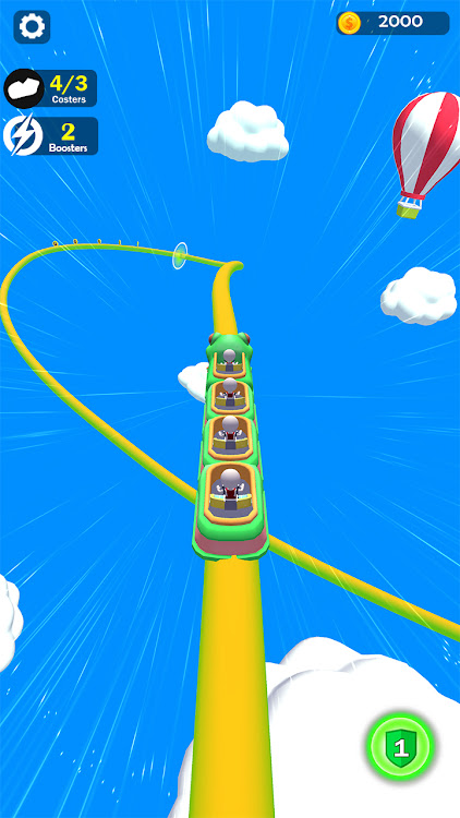 #1. Clash Roller Coaster (Android) By: Gamezeniq Technologies