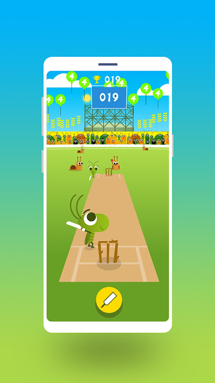 #1. Cric Game - Doodle Cricket (Android) By: Ceyapp