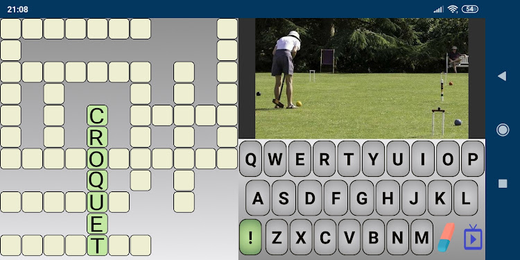 #1. Crossword With Pictures (Android) By: Radvent Solutions