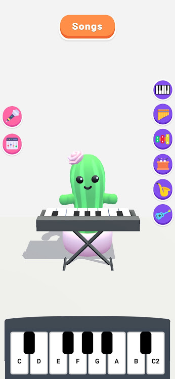 #2. Dancing Cactus : Music Master (Android) By: Cn Studio