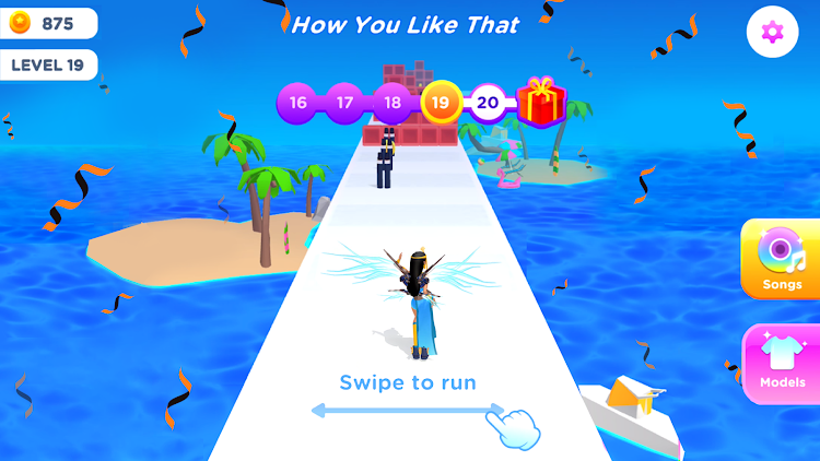 #1. Dancing Race (Android) By: AMANOTES PTE LTD