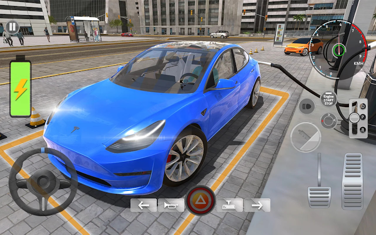 #1. EV Car Simulator 3D: Car Games (Android) By: Trioz Studio