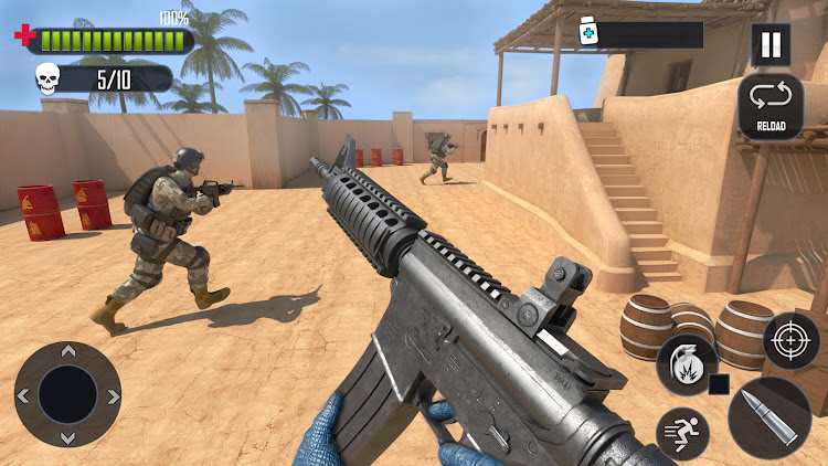 #2. Fps Ops Gun Shooting Games (Android) By: The Game Feast