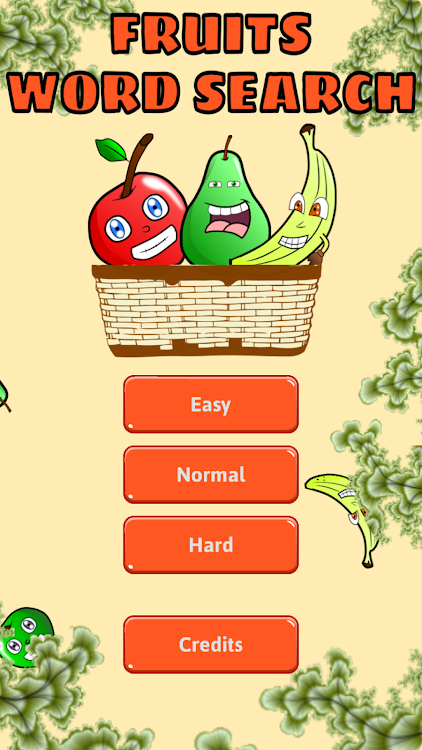 #1. Fruits Word Search (Android) By: Sant Mostarda Catchup Dev Games