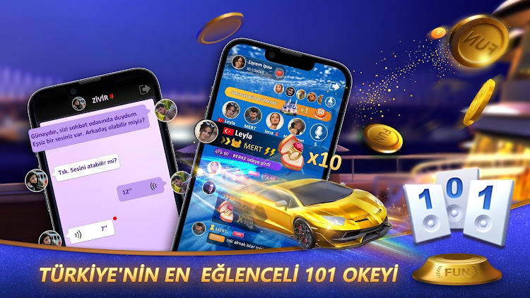 #1. Fun 101 Okey® (Android) By: Fast Game Limited