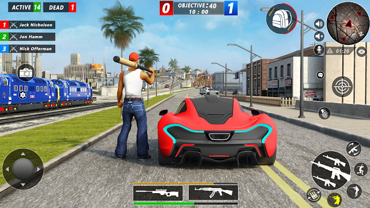 #1. Gangster Crime Vegas City War (Android) By: Vine Gamers Inc.