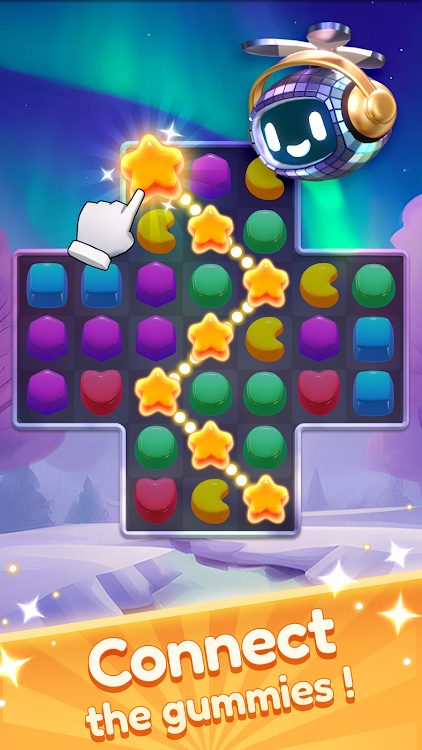 #1. Gummy Link - Connect & Clear (Android) By: LolTap