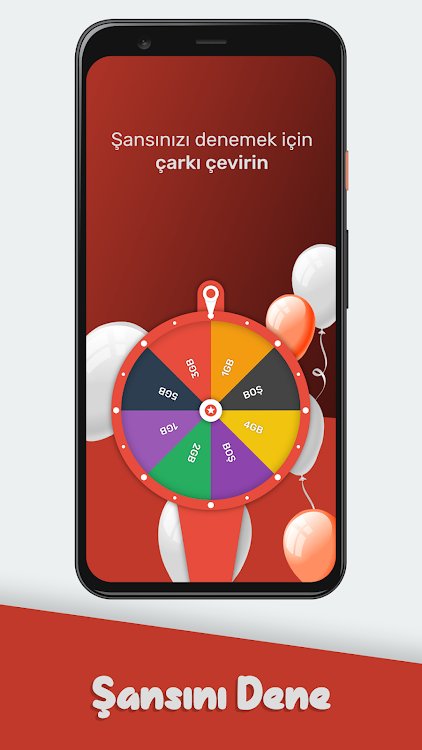 #1. Hediye Çarkı İnternet(Şaka) (Android) By: Reality MX.