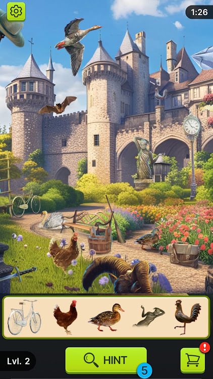 #1. Hidden Object Gardens (Android) By: BoomBit Games