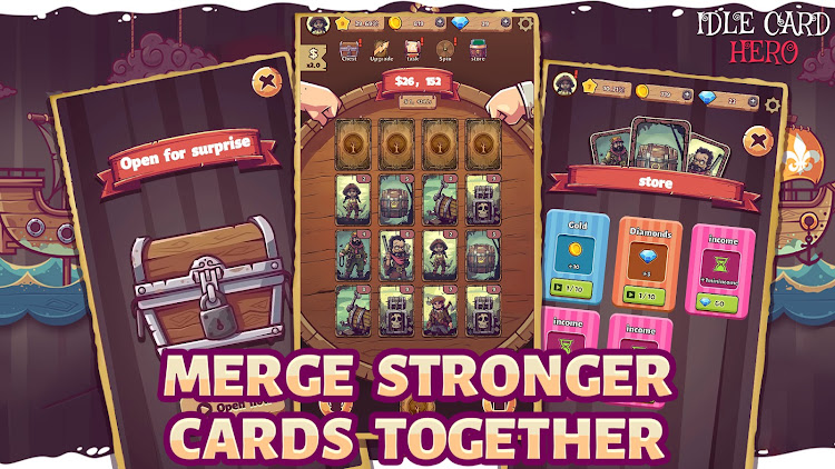 #1. Idle Card Hero (Android) By: JIXUN ELECTRONIC