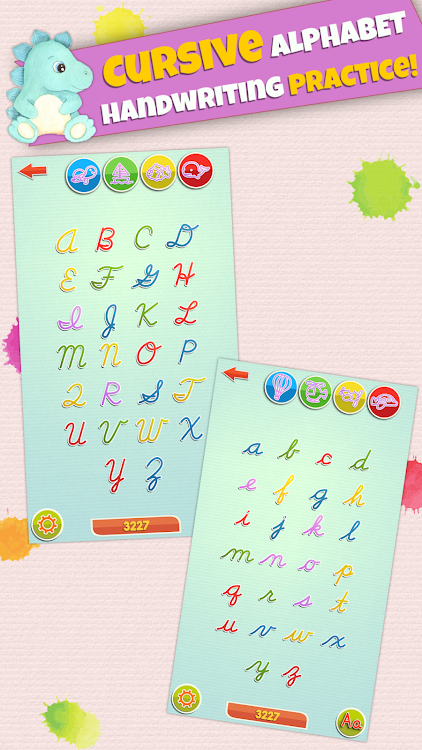 #1. LetraKid PRO: Cursive Writing (Android) By: ParKel Soft