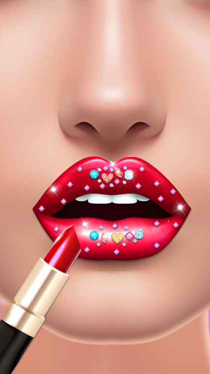 #1. Lip Art Beauty DIY Girl Games (Android) By: Funstorm Entertainment