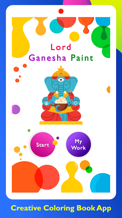 #1. Lord Ganesha Paint & Color (Android) By: HD Technolabs