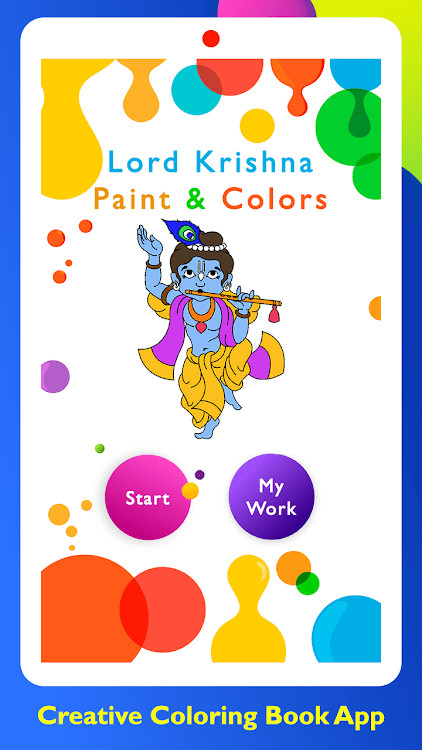 #1. Lord Krishna Paint and Colors (Android) By: HD Technolabs