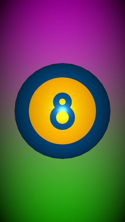 #2. Magic 8 Ball Live Wallpaper 3D (Android) By: MN Company