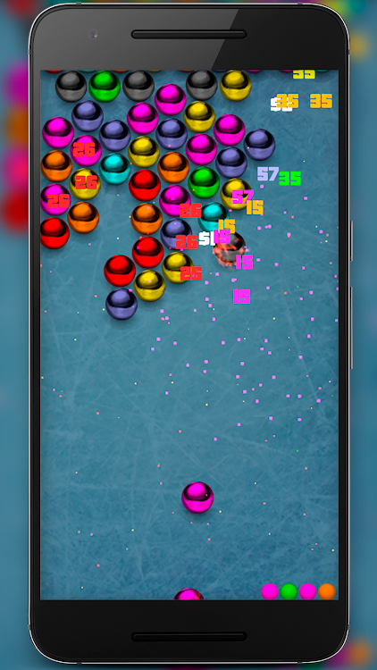 #1. Magnetic balls bubble shoot (Android) By: 100500GAMES LLC