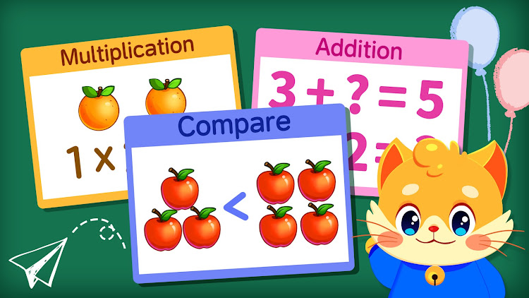 #1. Math for Kids - Logic Games (Android) By: WizSprint