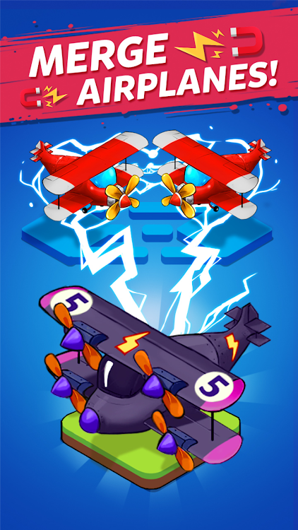 #1. Merge AirPlane: Plane Merger (Android) By: NOXGAMES