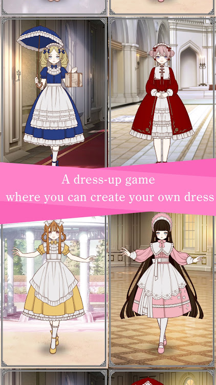 #1. Myriad dresses -Dress Create (Android) By: Inline planning Co., Ltd.